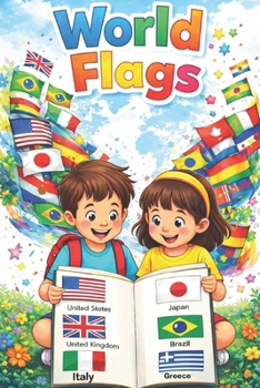 Paperback World Flags with Country Names Book