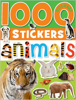 Paperback 1000 Stickers: Animals [With Sticker(s)] Book