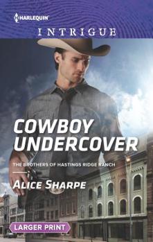 Mass Market Paperback Cowboy Undercover [Large Print] Book
