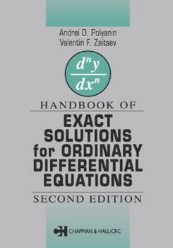 Hardcover Handbook of Exact Solutions for Ordinary Differential Equations Book