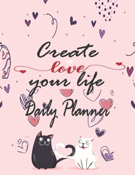 Paperback Daily Planner (53 weeks): Cool and Vintage Cover 8.5 X 11 in, large space to note and write your daily schedule as well as a to do list. Book