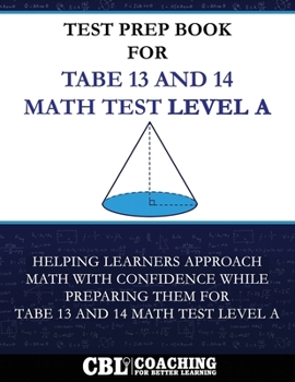 Paperback Test Prep Book For TABE 13 and 14 Math Test Level A Book