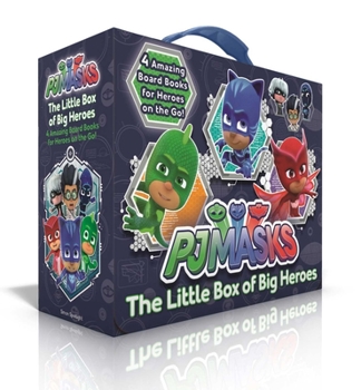 Board book The Little Box of Big Heroes (Boxed Set): Pj Masks Save the Library; Hero School; Super Cat Speed; Race to the Moon! Book