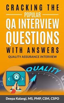 Paperback Cracking The Popular QA Interview Questions with Answer: 135 Quality Assurance / Testing Interview Questions Book