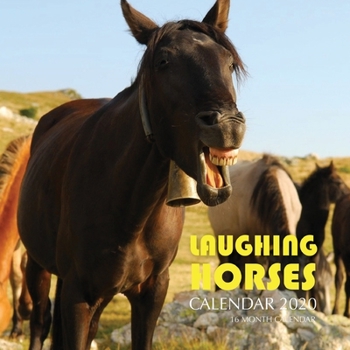 Paperback Laughing Horses Calendar 2020: 16 Month Calendar Book