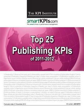 Paperback Top 25 Publishing KPIs of 2011-2012 Book