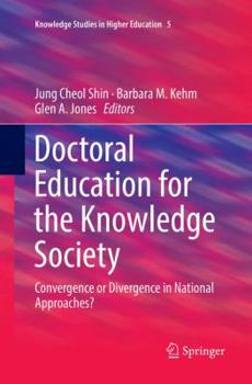 Paperback Doctoral Education for the Knowledge Society: Convergence or Divergence in National Approaches? Book