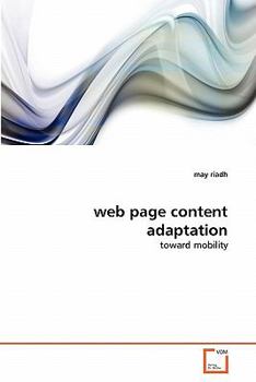 Paperback web page content adaptation Book
