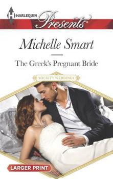 Mass Market Paperback The Greek's Pregnant Bride [Large Print] Book