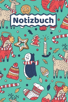 Paperback Notizbuch: S??es Winter Notizheft - Liniert [German] Book