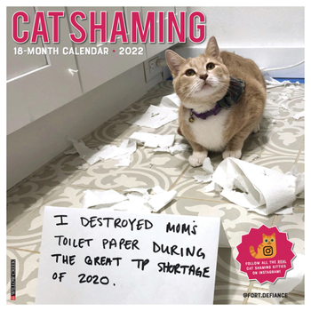 Calendar Cat Shaming 2022 Wall Calendar Book