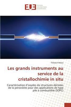 Paperback Les grands instruments au service de la cristallochimie in situ [French] Book