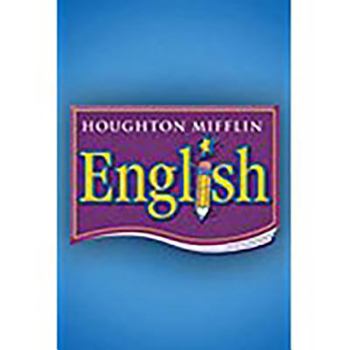 Paperback Houghton Mifflin English: Support for Writing Test 6 PT Level 4 Book