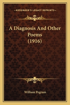 Paperback A Diagnosis And Other Poems (1916) Book