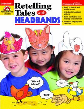Paperback Evan-Moor Retelling Tales with Headbands, PreK to 1 Book