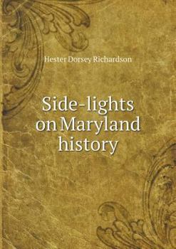 Paperback Side-lights on Maryland history Book