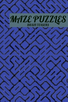 Paperback Maze Puzzle: Brain Teaser Book