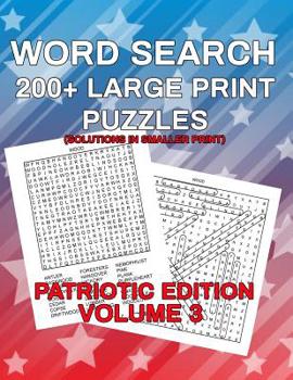 Paperback Word Search, Patriotic Edition: 200+ Large Print Puzzles Book