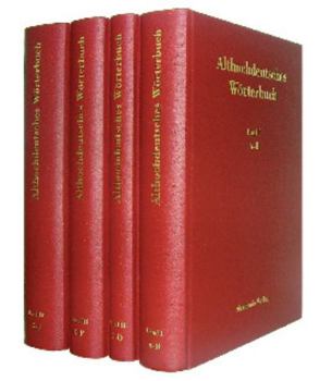 Hardcover Althochdeutsches Wörterbuch. Band III: E-F: Reprint [German] Book