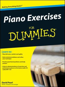 Hardcover Piano Exercises for Dummies [With CDROM] Book