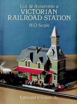 Paperback Cut & Assemble Victorian Railroad Station Book