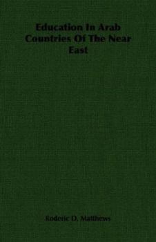Paperback Education in Arab Countries of the Near East Book