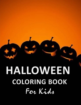 Paperback Halloween Coloring Book for Kids Book