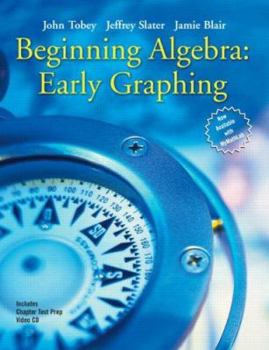 Paperback Beginning Algebra: Early Graphing Book