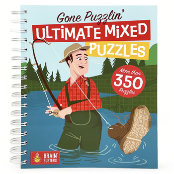 Paperback Gone Puzzlin' Ultimate Mixed Puzzles Book