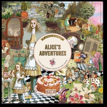 Alice's Adventures (Square Box Format): A 1000-Piece Jigsaw Puzzle by Maria Rivans (Square Box)