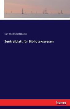 Paperback Zentralblatt für Bibliotekswesen [German] Book