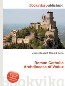 Paperback Roman Catholic Archdiocese of Vaduz Book