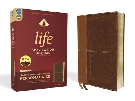 Imitation Leather Niv, Life Application Study Bible, Third Edition, Personal Size, Leathersoft, Brown, Red Letter Edition Book