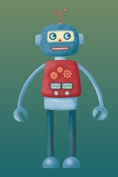 Weekly Planner: A Week to View Diary and Organiser - Monday Start with Vintage Retro Robot Cover Art