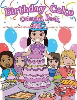Paperback Birthday Cake Coloring Book