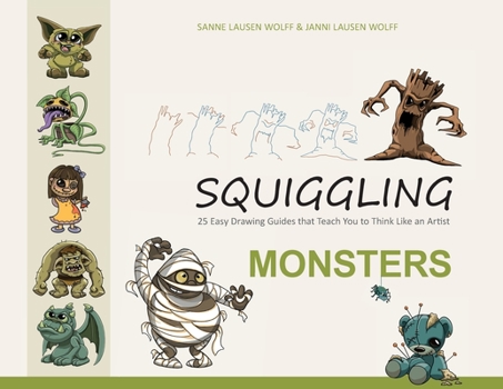 Paperback Squiggling - Monsters Book