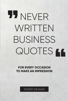 Paperback Never Written Business Quotes Book