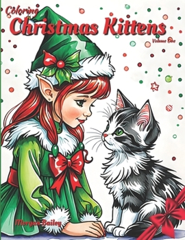 Paperback Coloring Christmas Kittens: Volume Two Book