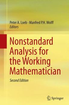 Paperback Nonstandard Analysis for the Working Mathematician Book