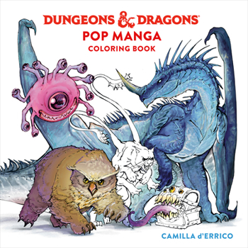 Dungeons & Dragons: A Pop Manga Coloring Book