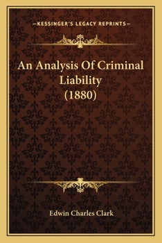 An Analysis Of Criminal Liability