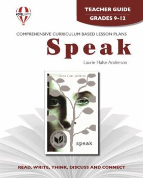 Paperback Speak - Teacher Guide by Novel Units Book