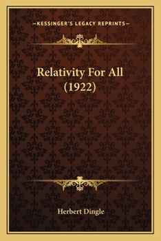 Paperback Relativity For All (1922) Book