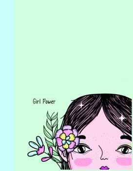 Paperback Girl Power: Journal Sketchbook + Lined Composition Wide Rule Notebook- Gifts to Empower Girls - 120 Pages - 7.5x9.5 In Book