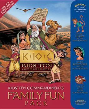 Spiral-bound The Kids' Ten Commandments Family Fun Pack Book