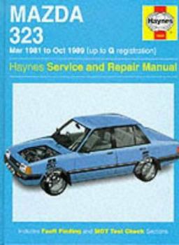 Hardcover Mazda 323 (Fwd) '81 to '89 Service and Repair Manual Book