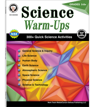 Paperback Science Warm-Ups, Grades 5-8 Book