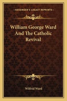 Paperback William George Ward And The Catholic Revival Book