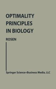 Paperback Optimality Principles in Biology Book