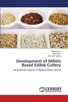 Paperback Development of Millets Based Edible Cutlery Book